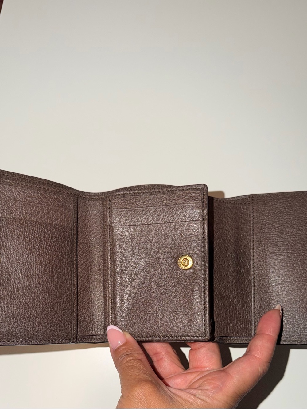 Gucci Ophidia Signature GG Canvas Wallet with Web Stripe - Brown/Tan/Red/Green - Picture 2 of 5
